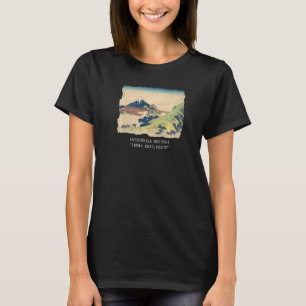 Inume Pass Koshu Hokusai Vintage Retro Japanese T-Shirt