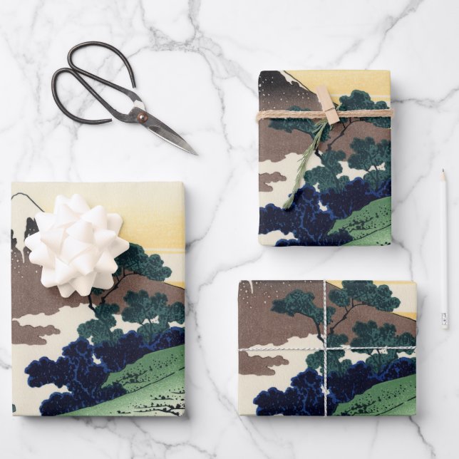 Inume Pass, Kōshū Poster Wrapping Paper Sheet (Front)