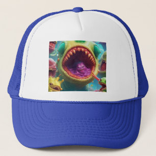 Invaded in Style Weirdo Alien Invasion Trucker Hat