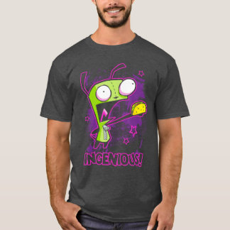 Invader Zim Ingeniousaco Gir Y2K Cartoon girl T-Shirt