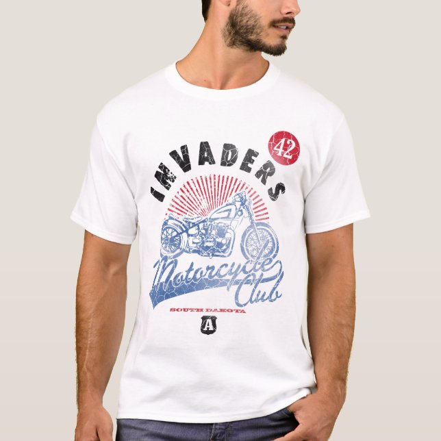 Invaders Motorcycle Club Shirt (Front)