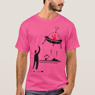Invaders Steal People Ufo T-Shirt