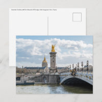 Invalides and Pont Alexandre III bridge - Paris