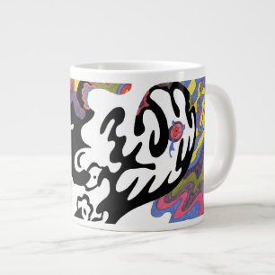 "Invasion" Abstract Art Large Coffee Mug