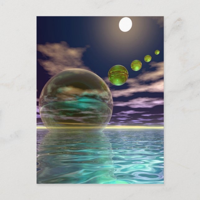 Invasion of the Spheres Postcard (Front)