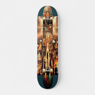 "Inventor's Revelry: Victorian Fair Skateboard Dec