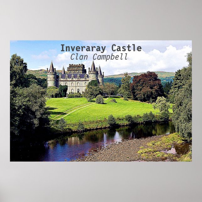 Inveraray Castle – Clan Campbell Poster (Front)