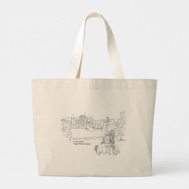 Inveraray Castle Scotland Tote Bag (Back)