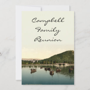 Inverary Castle and Bridge, Scotland Invitation