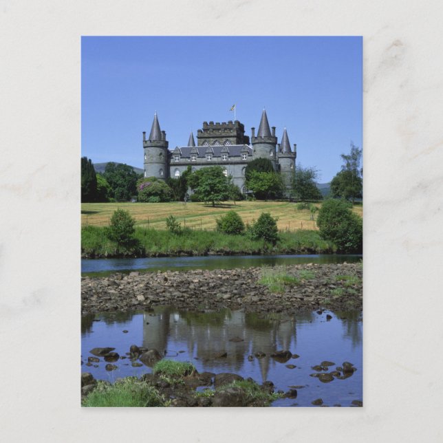 Inverary Castle, Strathclyde, Scotland Postcard (Front)