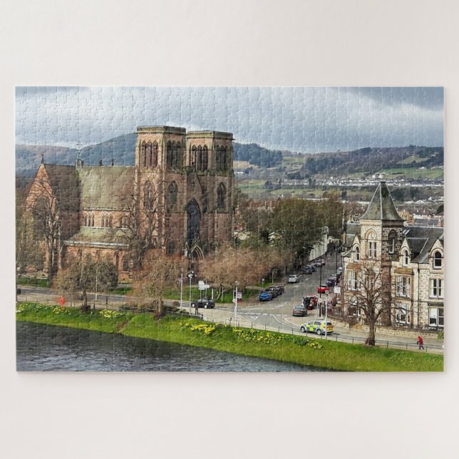Inverness - Capital of Scottish Highlands Jigsaw Puzzle (Horizontal)