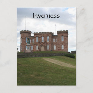 inverness castle park postcard