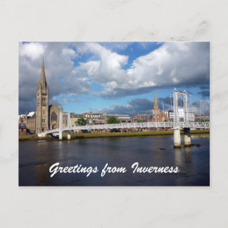 inverness greetings postcard