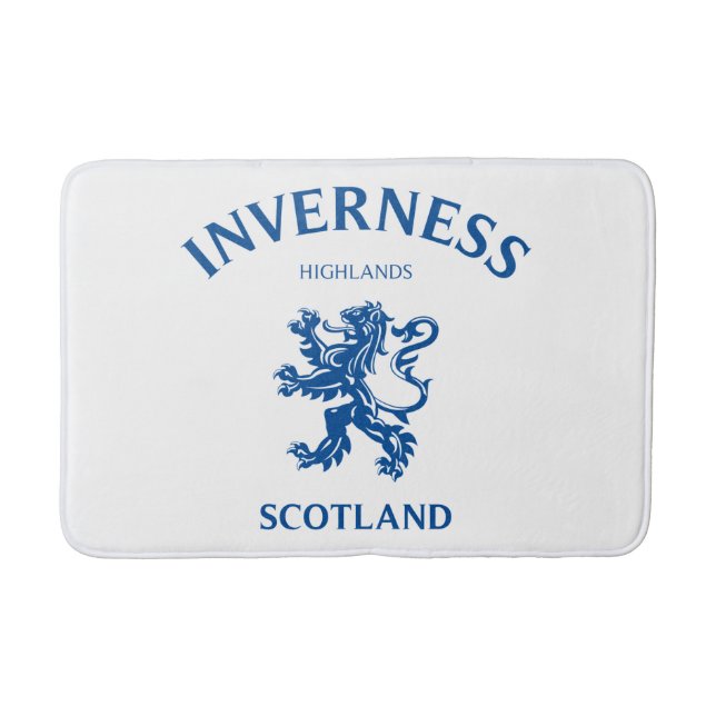 INVERNESS Scotland Bath Mat (Front)