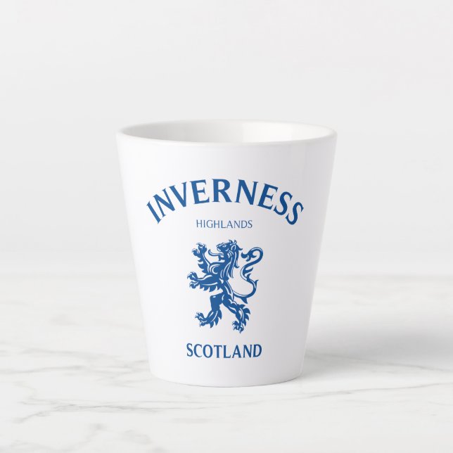 INVERNESS Scotland Latte Mug (Front)