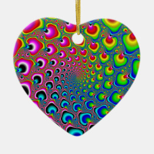 Inverse Spiral Ceramic Tree Decoration