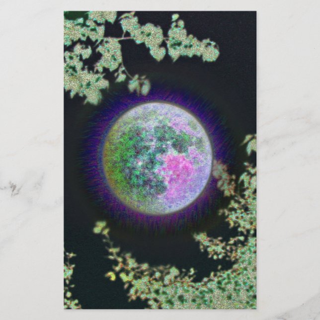 Invert Moon Stationery (Front)