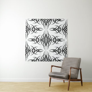 Invert Tribal Eclipse Wallpaper Tapestry