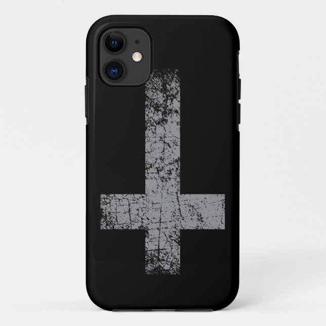 Inverted Cross Case-Mate iPhone Case (Back)
