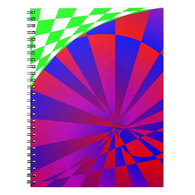 Inverted Dimension by Kenneth Yoncich Spiral Notebook (Front)