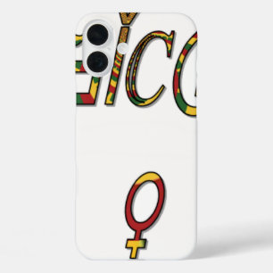 Inverted "OFFICIAL Female Symbol Art Print iPhone 16 Plus Case