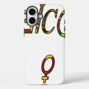 Inverted "OFFICIAL" Female Symbol Bold Minimalis iPhone 16 Plus Case