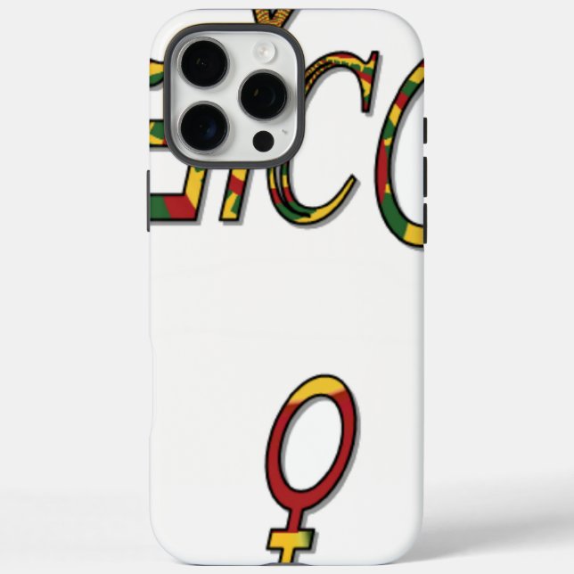Inverted "OFFICIAL" Female Symbol | Bold Minimalis Case-Mate iPhone Case (Back)
