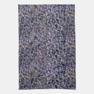 Inverted Oyster Shells Abstract Tea Towel