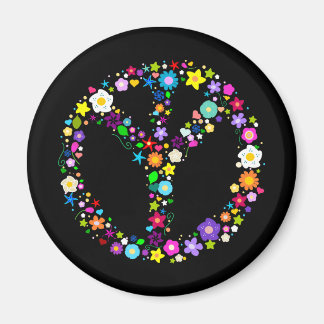 Inverted Peace Sign - as its inventor wanted Magnet