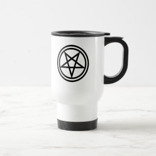 Inverted Pentagram Travel Mug