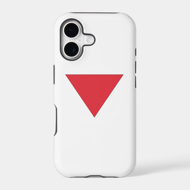 Inverted Red Triangle (Back)