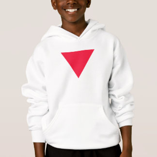 inverted red triangle