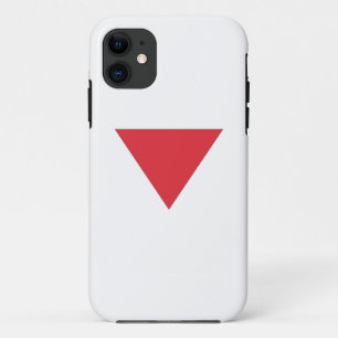 Inverted Red Triangle Case-Mate iPhone Case