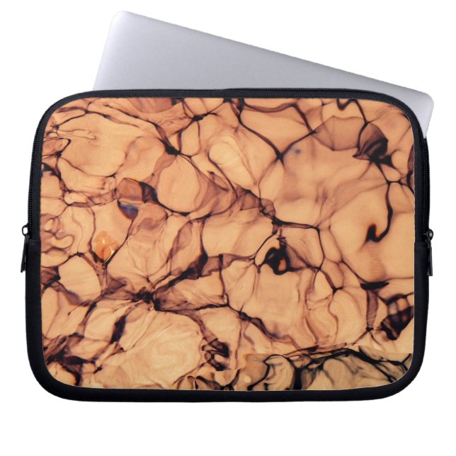 Inverted Sparkling Blue Water Laptop Sleeve (Front)