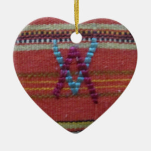 Inverted V's Ceramic Tree Decoration