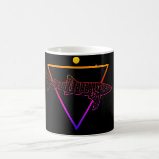 Inverted whale shark mug