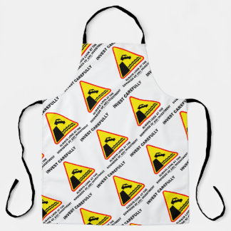 Invest Carefully Always Look At The Downside Humou Apron