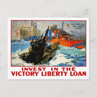 Invest in the Victory Liberty Loan Postcard