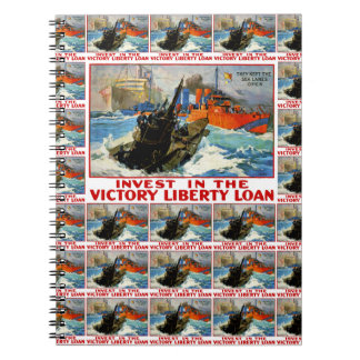 Invest in the Victory Liberty Loan Spiral Notebook