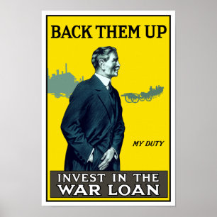 Invest In The War Loan - WWI Poster