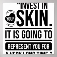 Invest in Your Skin Quote Skincare Lover