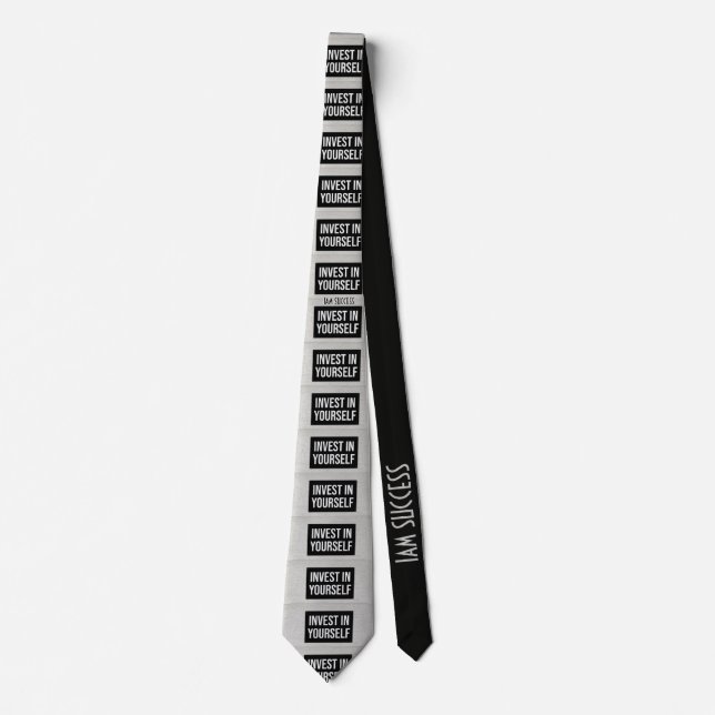 INVEST IN YOURSELF TIE (Front)
