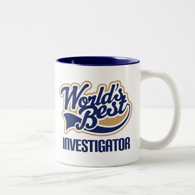 Investigator Gift Two-Tone Coffee Mug (Right)