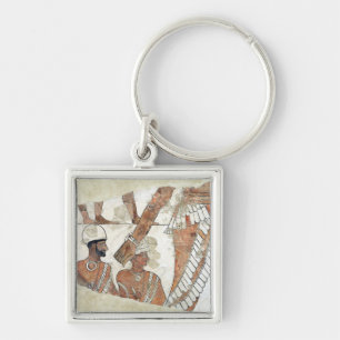 Investiture of the king by the goddess Ishtar Key Ring