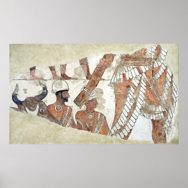 Investiture of the king by the goddess Ishtar Poster (Front)