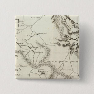 Investment and Attack of York in Virginia 15 Cm Square Badge