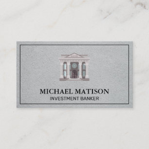 Investment Banker Bank Financial Institution Business Card