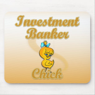 Investment Banker Chick Mouse Pad