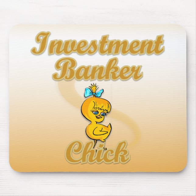 Investment Banker Chick Mouse Pad (Front)