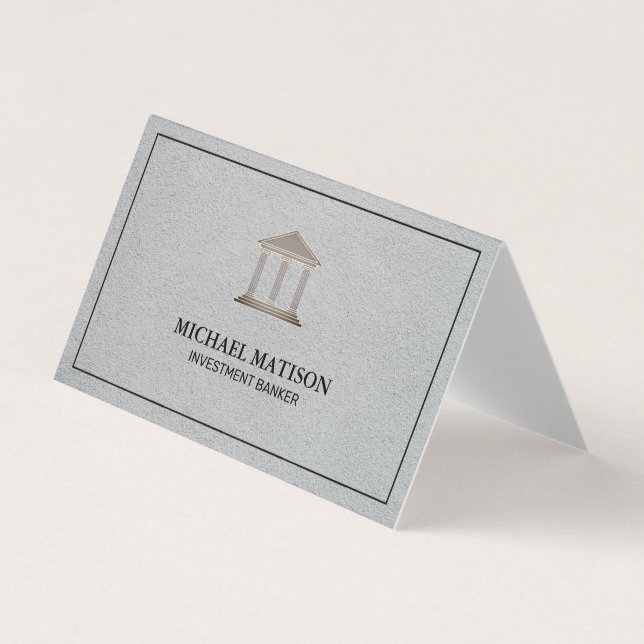 Investment Banker | Institution Business Card (Front)